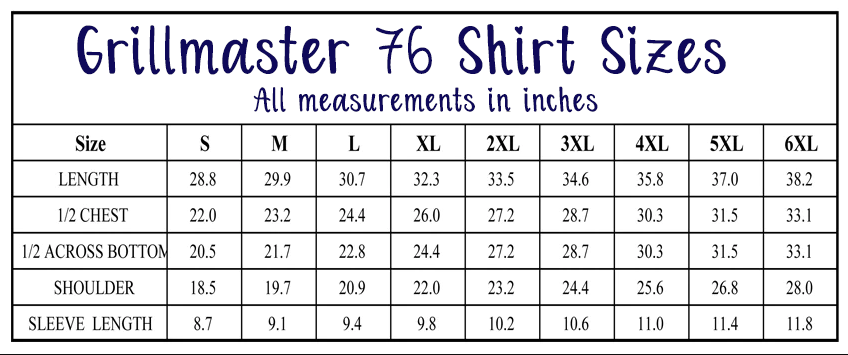 Grillmaster 76 Inspired Cosplay Shirt