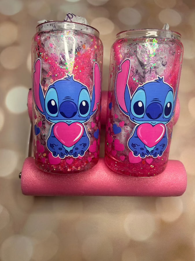 Blue Alien Valentine Cup