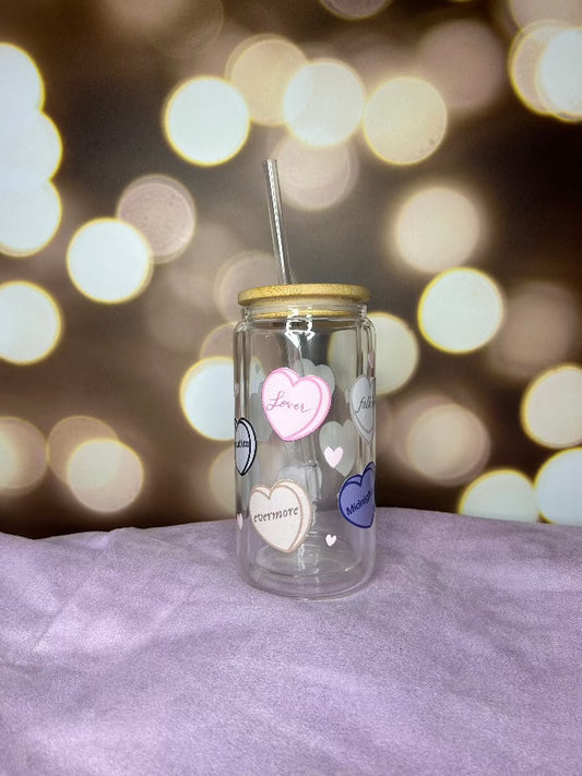 Candy Hearts of the Eras Tumbler
