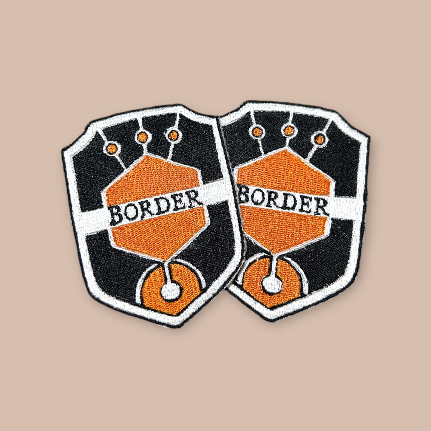 3 7/10" World Trigger Border Arm Patch