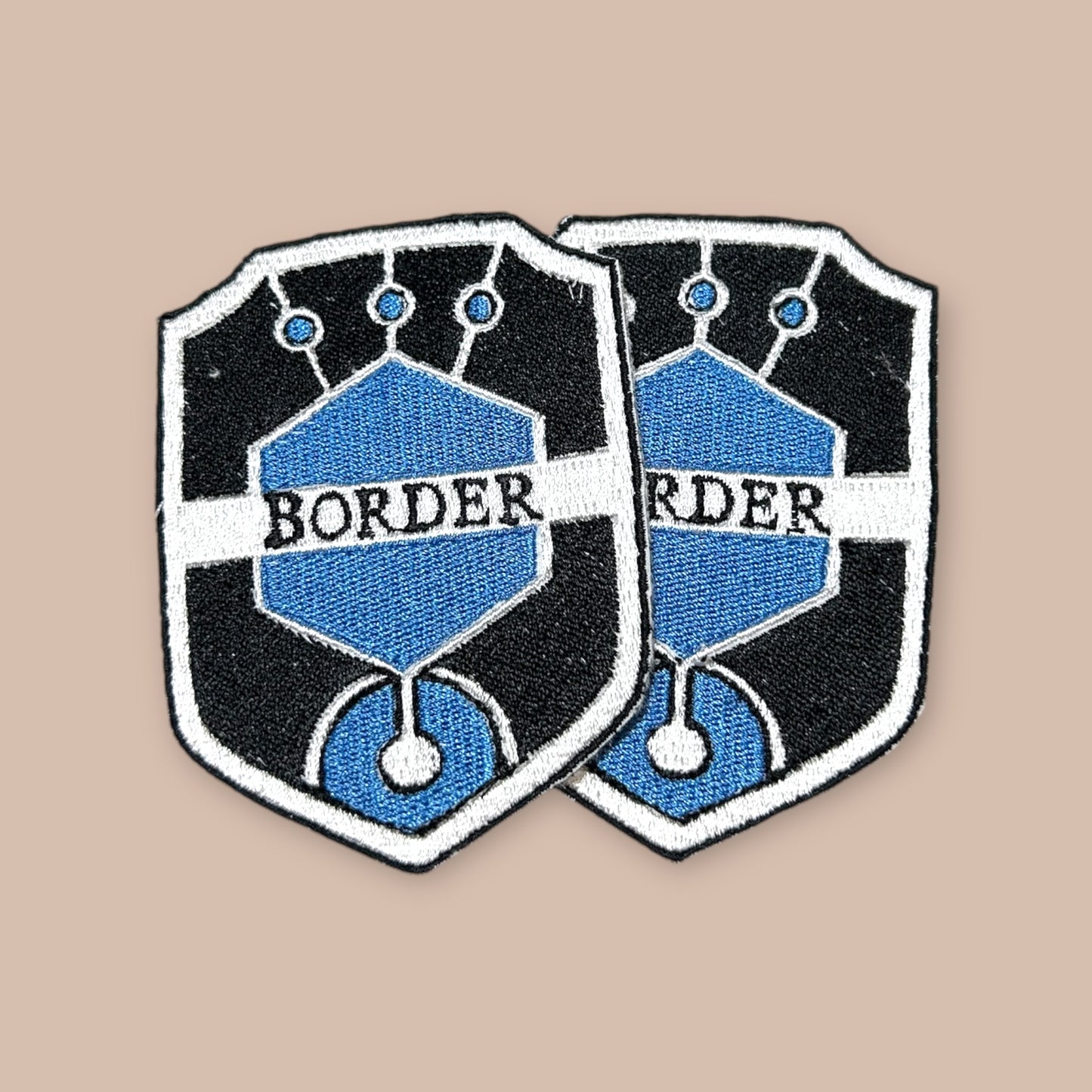 3 7/10" World Trigger Border Arm Patch