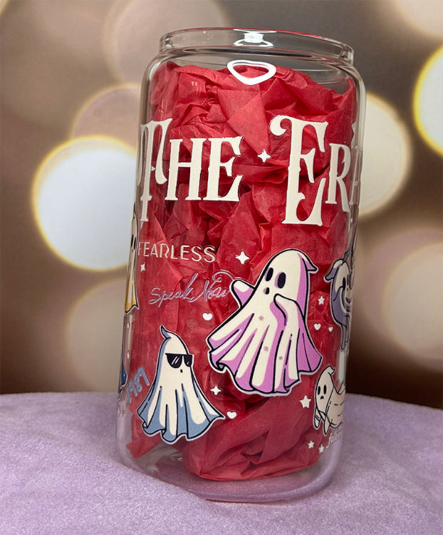 16oz Glass Tumbler Ghosts of The Eras