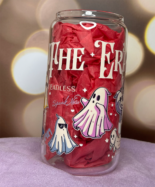 16oz Glass Tumbler Ghosts of The Eras