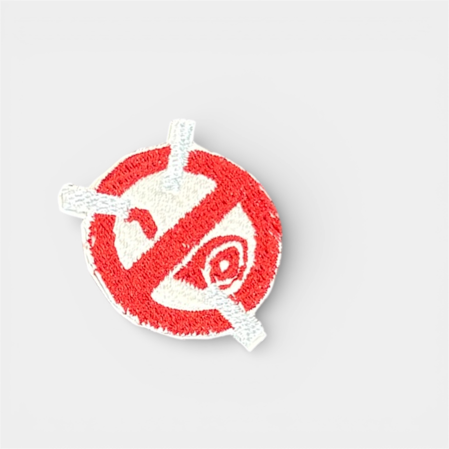 What appears to be maybe a leg of lamb, with a red circle crossed out over it