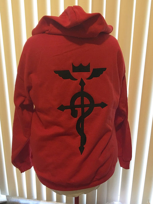 Custom Edward Elric FMA Inspired Hoodie